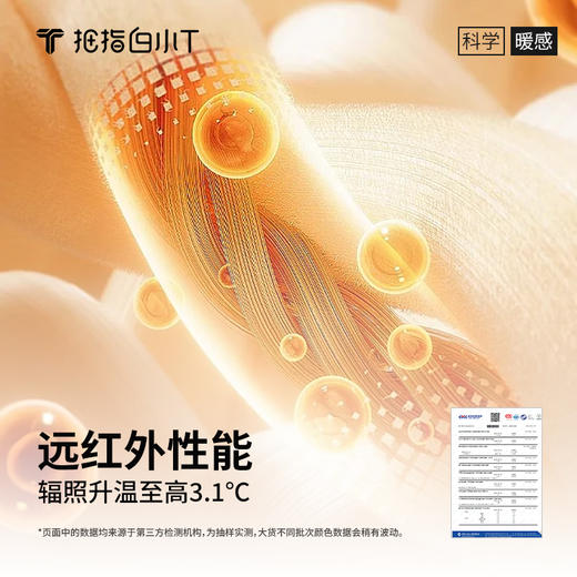 拇指白小T热力加绒外套 商品图4