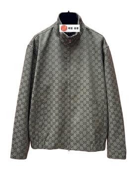 中性款logo提花夹克外套012