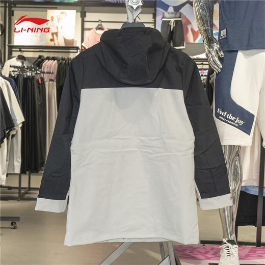 李宁运动风衣女子2025秋季新款团购系列百搭梭织连帽外套AFDVC62 商品图11