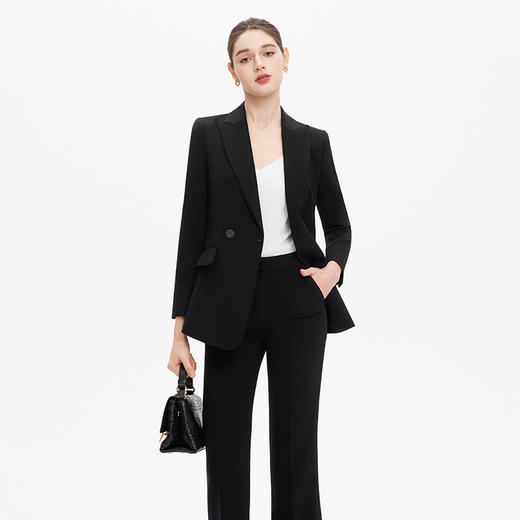 IWY高级感女士职业套装女秋冬长袖职业装正装上班通勤西装套装C13502+P33502-B 商品图0
