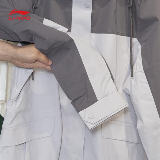 李宁运动风衣女子2025秋季新款团购系列百搭梭织连帽外套AFDVC62 商品图9