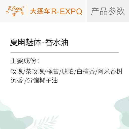 夏幽魅体·香水油 植物精油原料批发芳疗护理SPA按摩植愈康养护肤 商品图2