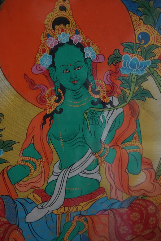 绿度母｜唐卡 商品图2