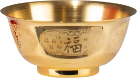 朱炳仁铜五福金碗