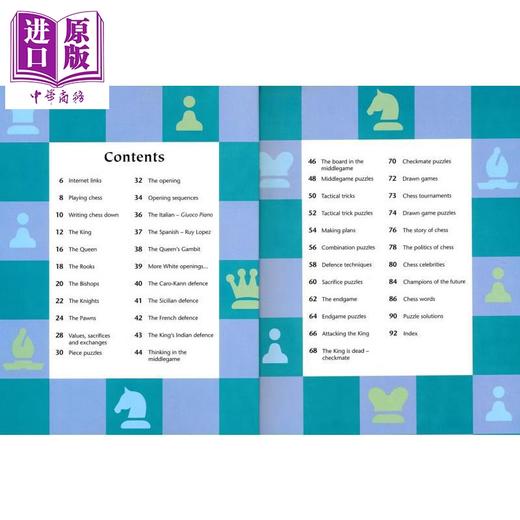 【中商原版】尤斯伯恩 国际象棋全书 Complete Book of Chess 英文原版 儿童科普绘本 百科知识图画书 儿童运动游戏 进口童书 商品图1