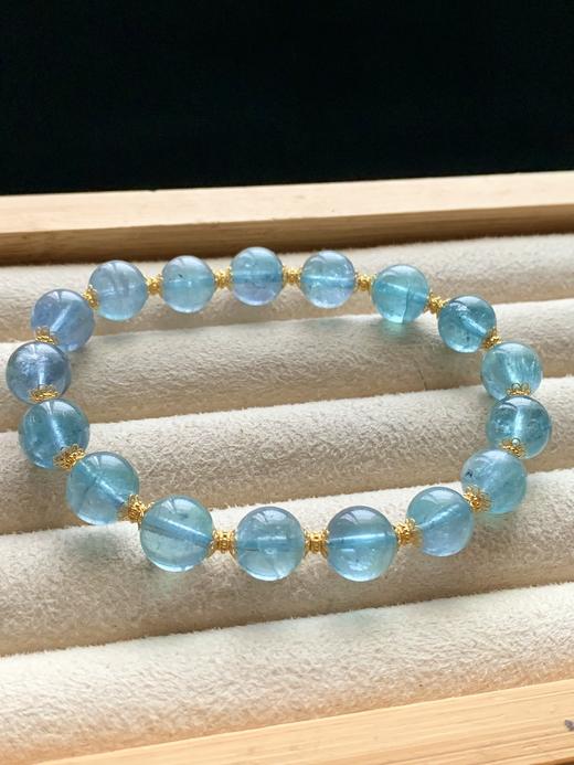 9mm单圈蓝碧玺手串 商品图0