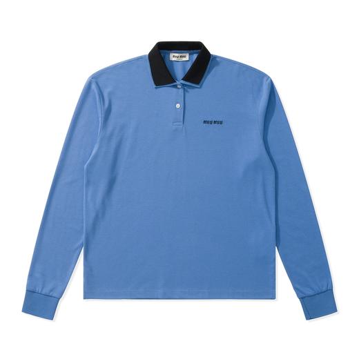 中性款珠地料长袖POLO衫017 商品图0