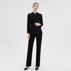 IWY/高级感新中式总裁西装套装女气质干练商务接待职业装工作服CP15115