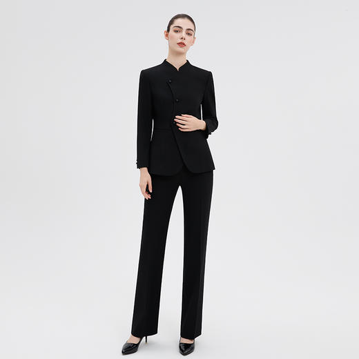 IWY/高级感新中式总裁西装套装女气质干练商务接待职业装工作服CP15115 商品图0