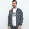 EMPORIO ARMANI EA7 阿玛尼 男士字母徽标贴片混纺棉质连帽卫衣 灰色 3RPM82 PJARZ 1977 商品缩略图0
