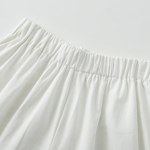 GYH 7352松紧腰高腰A字阔腿短裤显瘦轻薄休闲裤 商品图3