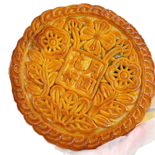 <有书独家>潮汕特产【芋泥麻薯肉松大月饼】咸蛋黄紫薯夹心芋泥麻薯 中秋月饼送礼 商品图4