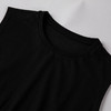 丁摩 纯棉弹力法式无袖背心连衣裙女夏高级感黑色长裙休显瘦裙子质感5ZF-1318 商品缩略图1