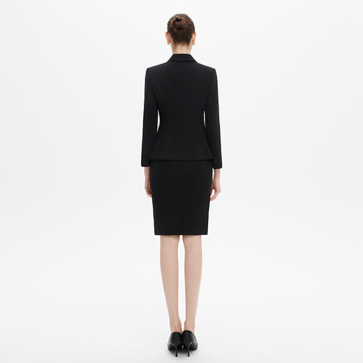 IWY/气质干练简约西装套裙女秋季长袖销售经理工作服职业装 商品图4
