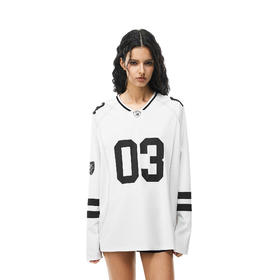 FDR官方店 防晒功能性面料橄榄球风运动速干印花长袖T恤秋季上衣