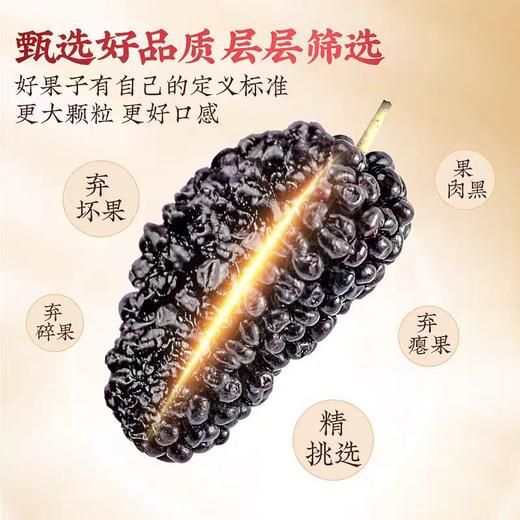【小符老师推荐】[精选]  新疆特级桑葚干 桑果之乡 2025年新果自然晾晒 免洗无沙 即食泡水泡酒 商品图1