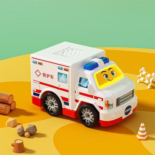 伟易达 神奇轨道车 儿童消防车警车赛车玩具  智能识别  趣味互动  48小时发货 商品图6