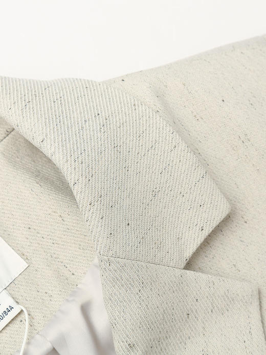 浅米色短款西装外套女秋季新款 高级感小众设计感小个子西服上衣 商品图2