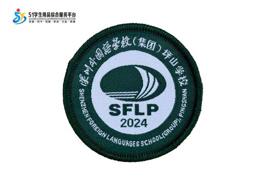 通版深圳外国语学校（集团）坪山学校织唛校徽姓名贴可缝烫现货51 商品图1