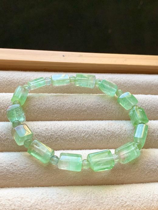 西瓜绿碧玺手串 商品图2