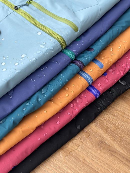 捡漏⚠️鸟同款🔘情侣山系撞色冲锋衣 客供柔韧梭织面料 三防面料 挺括有质感 高颜值高品质外套 商品图6