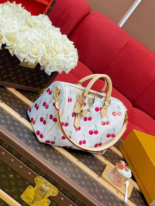 LOUIS VUITTON x Takashi Murakami 村上隆 联名款 SPEEDY SOFT BANDOULIERE 30 樱桃系列 Monogram Cherry （CB） 商品图1
