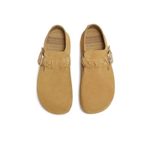 【云粉节】BF楼天美意勃肯鞋2025秋新款复古厚底编织女单鞋BM101CM5吊牌价899活动价439 商品图4