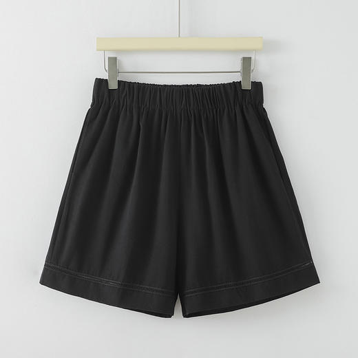 GYH 7352松紧腰高腰A字阔腿短裤显瘦轻薄休闲裤 商品图1