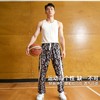 录士LUSHISI路南主题速干休闲运动满印美式街头潮流蟒蛇纹长裤男 商品缩略图4