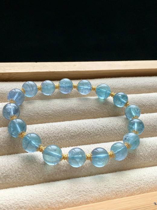 9mm单圈蓝碧玺手串 商品图2