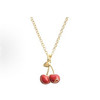 【预售7天左右发货】【香港直邮】COACH/蔻驰樱桃cherry charm简约项链 商品缩略图0