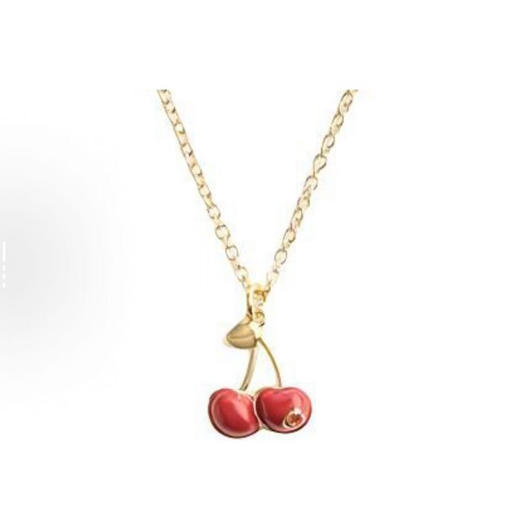 【预售7天左右发货】【香港直邮】COACH/蔻驰樱桃cherry charm简约项链 商品图0