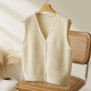 馥迦设计感针织开衫马甲背心 商品缩略图4