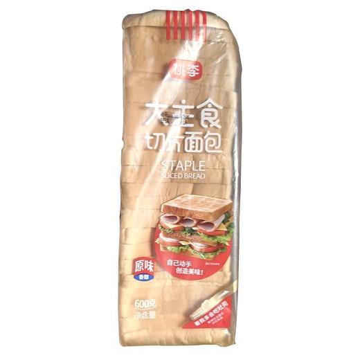 桃李 大主食原味切片吐司面包 600g/包 商品图0