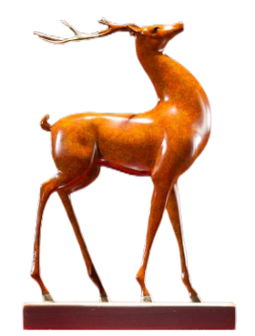 朱炳仁铜福禄高升(宫廷版)