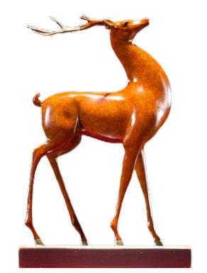 朱炳仁铜福禄高升(宫廷版) 商品图0