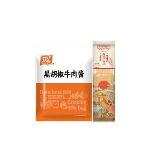 【自营】好爷爷手工空心面黑胡椒肉酱拌面250g 商品图0
