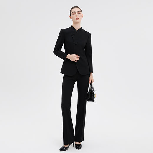 IWY/高级感新中式总裁西装套装女气质干练商务接待职业装工作服CP15115 商品图1