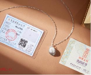 中国钱币博物馆×朱炳仁·铜 贝有钱纯银项链 商品图2