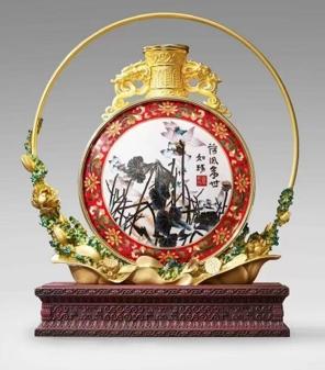 朱炳仁铜 荷瓶盛世 商品图1