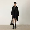 THESOONG静穆 人体力学纯棉极细四线钩针中长款连帽卫衣HXWY7288 商品缩略图9