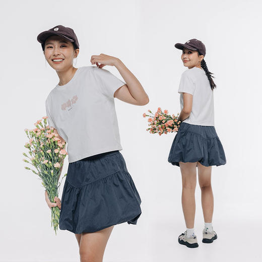 【出游季特惠】ACMEITEM爱棵米-女士速干花花短袖T恤GAG2440252E 商品图3