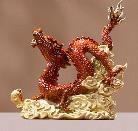 朱炳仁铜龙十二生肖- 升龙（彩色） 商品图1