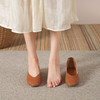 软底新款舒适透气低跟方头浅口单鞋女款软棉平底不磨脚奶奶鞋上班 商品缩略图2