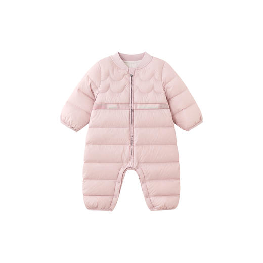 【商场同款】英氏儿童羽绒连体衣秋冬保暖女童衣服抗菌羽绒衣服超韧绒 商品图4