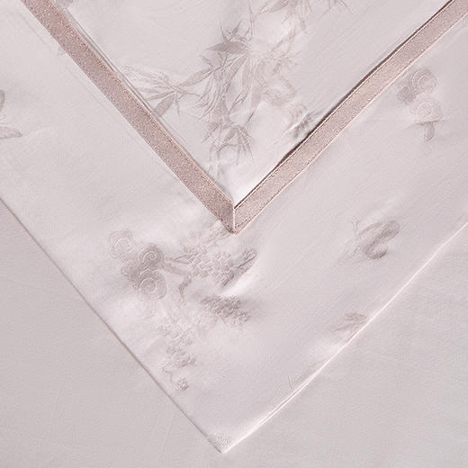 多喜爱 全棉提花四件套 成竹/如玉hl【高密全棉】【提花工艺】【国风刺绣】流苏挂饰 轻奢礼盒 商品图9