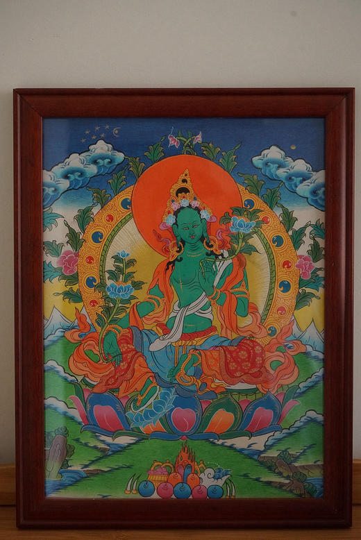 绿度母｜唐卡 商品图7