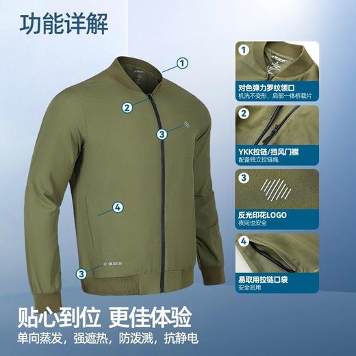 单导秋季新款灰人系列通勤飞行夹克百搭休闲外套宽松户外时尚舒适 商品图4