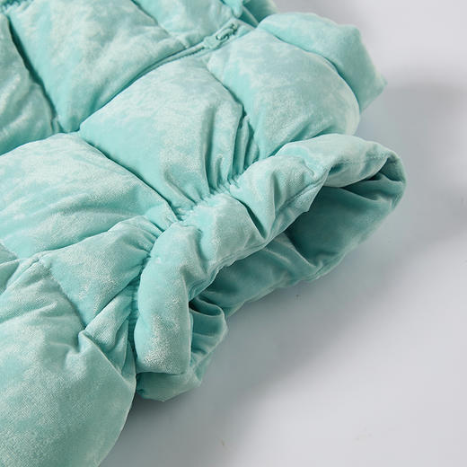 笛莎Deesha 童装女童羽绒马甲2025冬新款女童丝绒羽绒马甲 商品图3