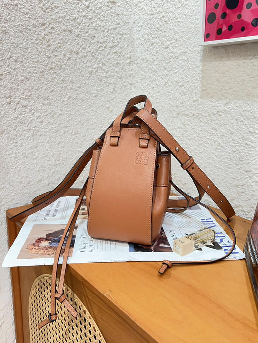 罗意威 mini 焦糖色 牛皮  吊床包 商品图0